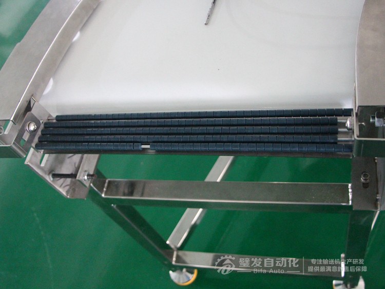 整機(jī)不銹鋼白色食品級皮帶90度轉(zhuǎn)彎機(jī)